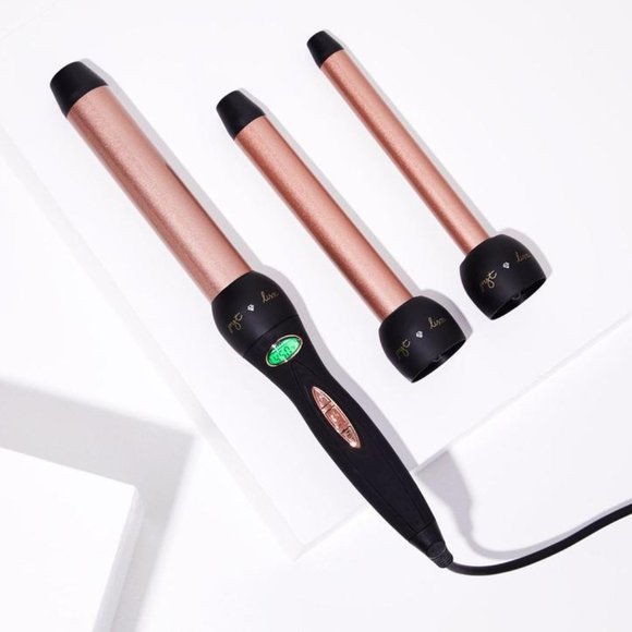 PYT 3P All Curls Digital Curling Set - Rose Gold - Picture 1 of 3